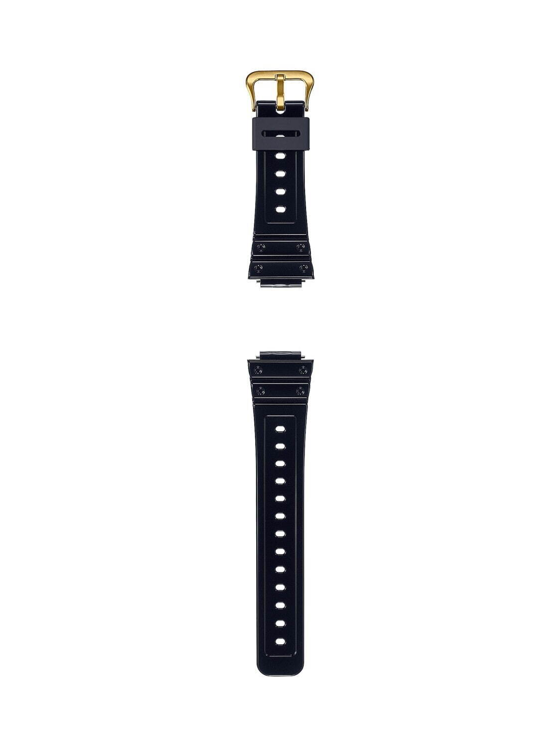 G-SHOCK“チェーンモチーフ”文字板のゴールド腕時計、付け替え可能なクリアバンド＆ベゼル付属｜写真6