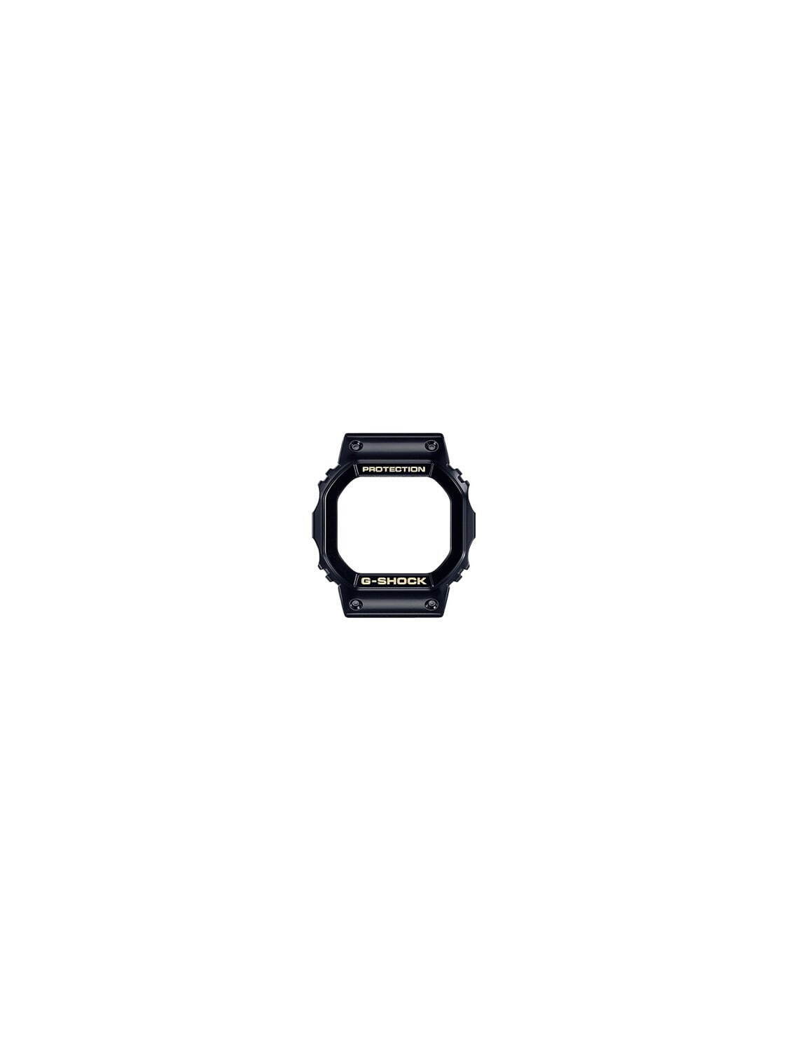 G-SHOCK“チェーンモチーフ”文字板のゴールド腕時計、付け替え可能なクリアバンド＆ベゼル付属｜写真8