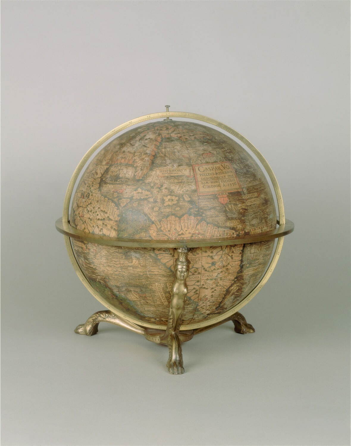 フォペルが製作した「地球儀」
(フォペル作としては現存最古の資料)
