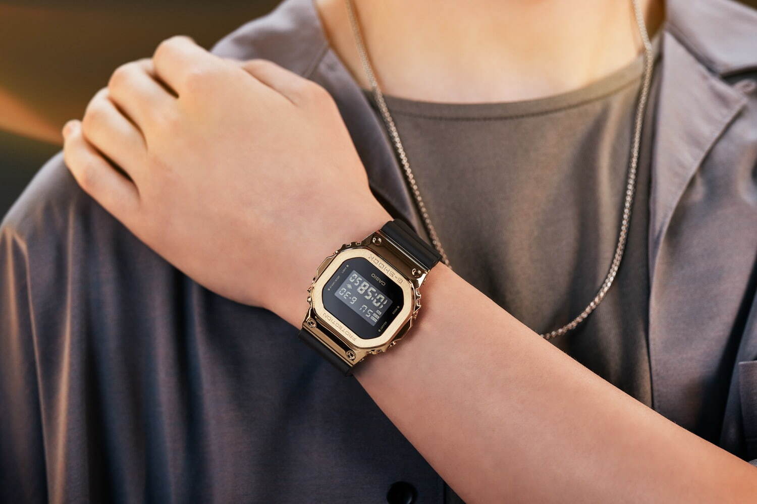 G-SHOCK“ゴールドメタル”の新作腕時計 - スクエア＆八角形ベゼル、コンパクトなモデルも｜写真16