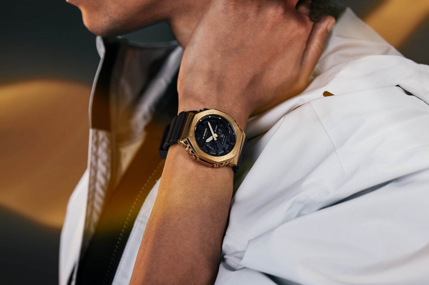 G-SHOCK“ゴールドメタル”の新作腕時計 - スクエア＆八角形ベゼル、コンパクトなモデルも｜写真11