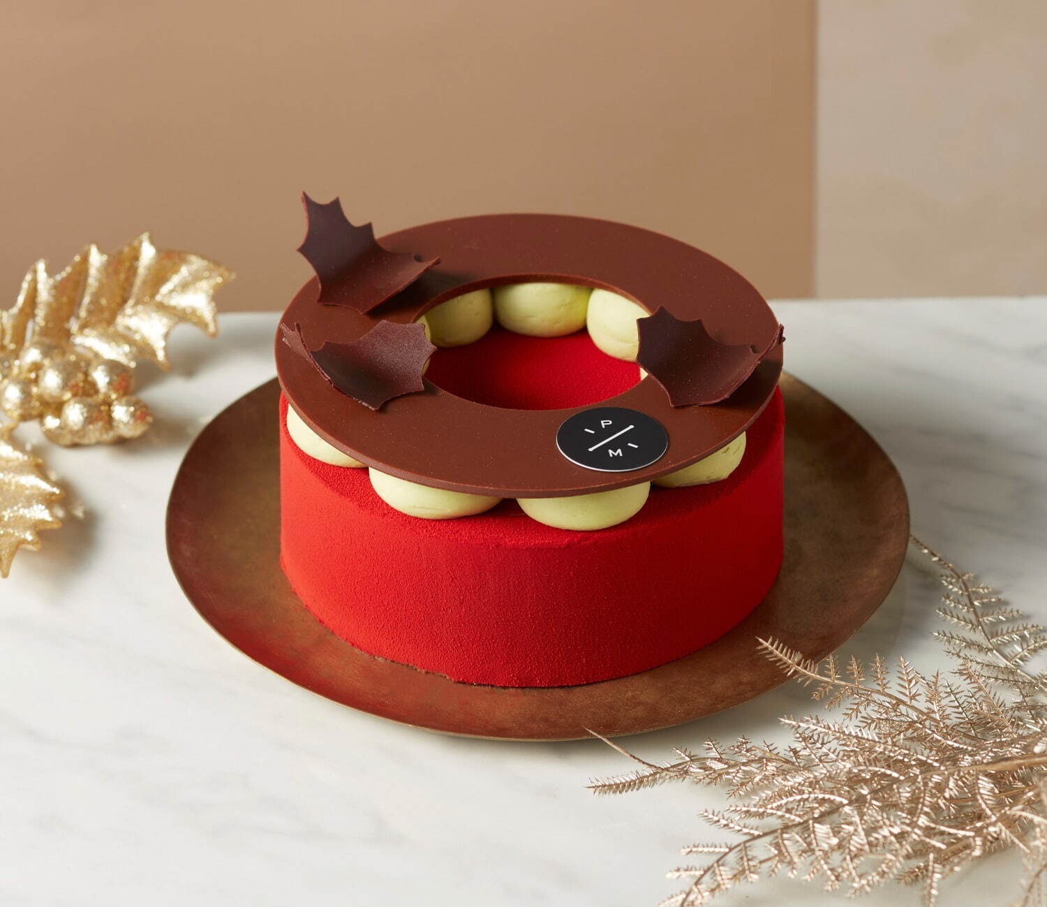 東武百貨店 池袋本店22年クリスマスケーキ、まるで”アート”いちご型チョコのショートケーキ｜写真8