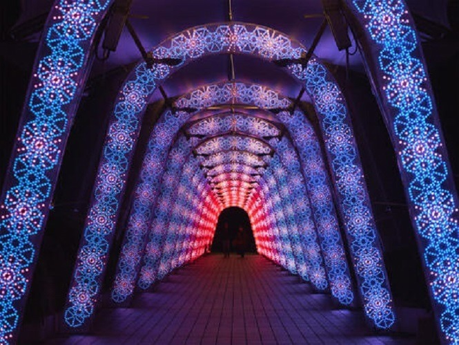 東京ドームシティのイルミネーション2022、輝く巨大ツリー＆全長約140mの光のトンネルなど｜写真12