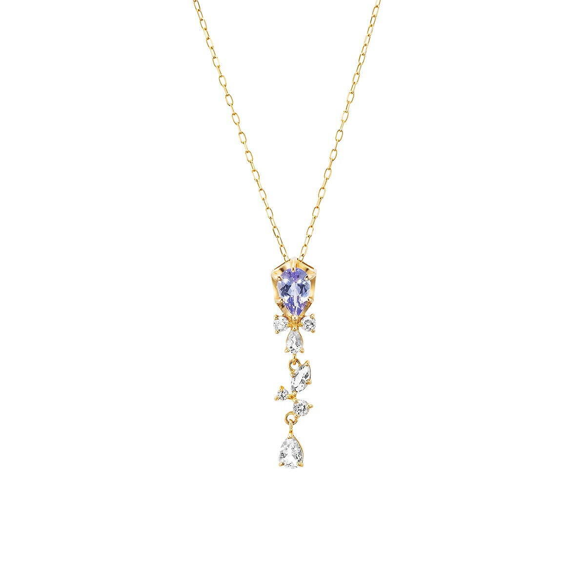 K10YG Necklace/Tanzanite/Topaz/Diamond 50,600円