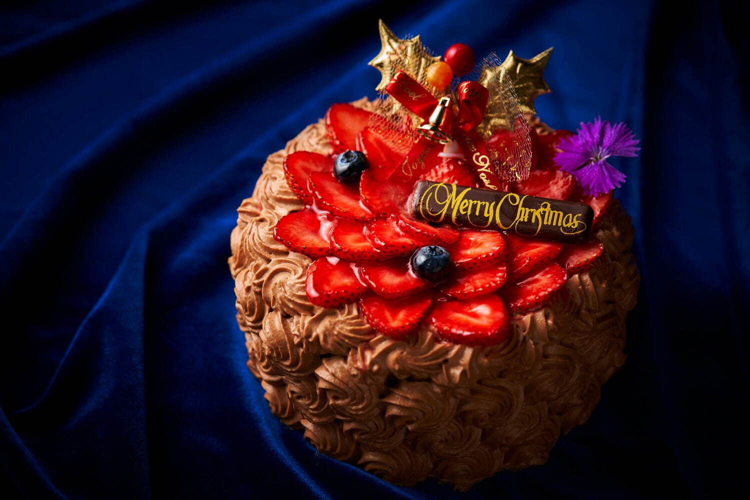 アートホテル大阪ベイタワー22年クリスマスケーキ、“禁断の園”着想チョコ＆ベリーのスクエアケーキ｜写真4