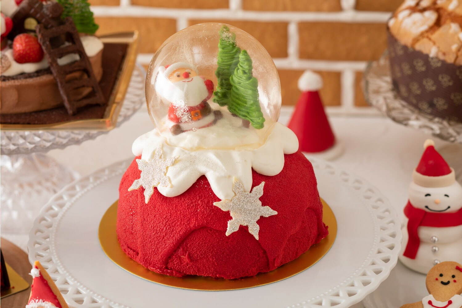 クリスマス スノーグローブケーキ 4,500円