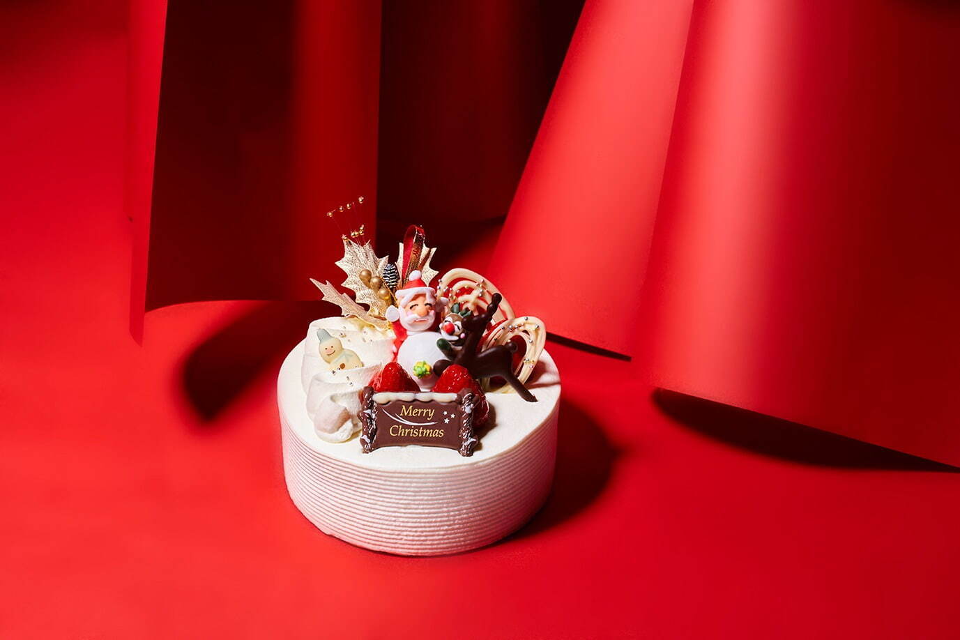 阪急うめだ本店2022年クリスマスケーキ、「あまおう」など3種苺の食べ比べタルトなど｜写真5