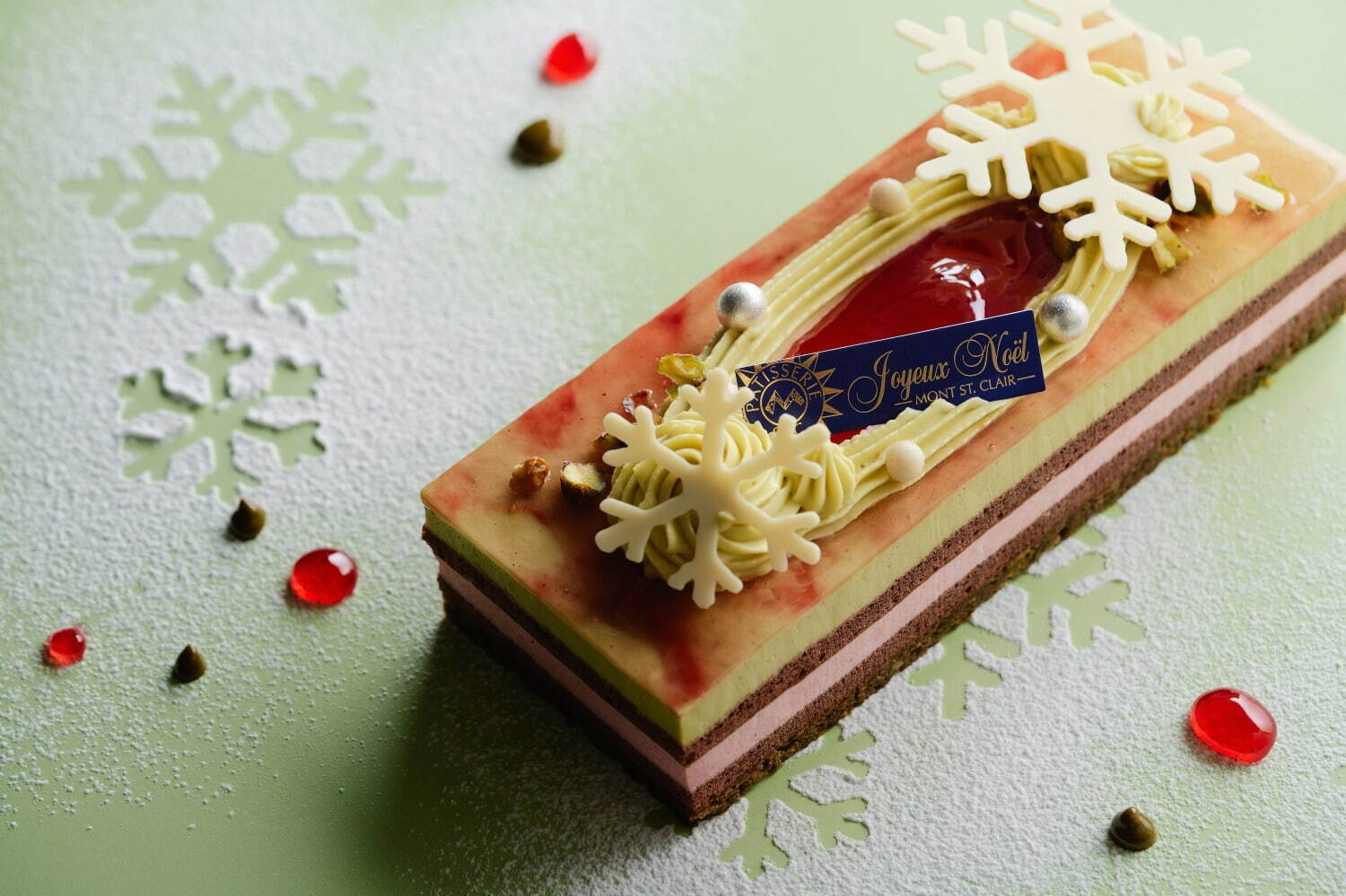 ＜モンサンクレール＞“花言葉”着想のクリスマスケーキ