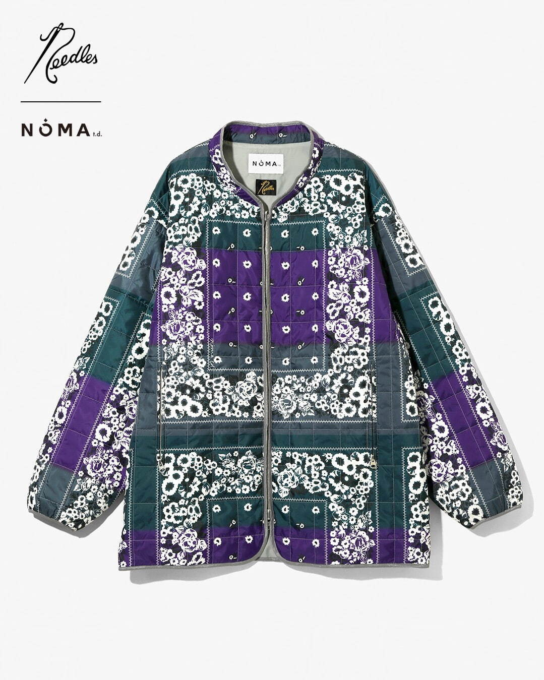 Piping Quilt Jacket - Insulation / Printed 66,000円