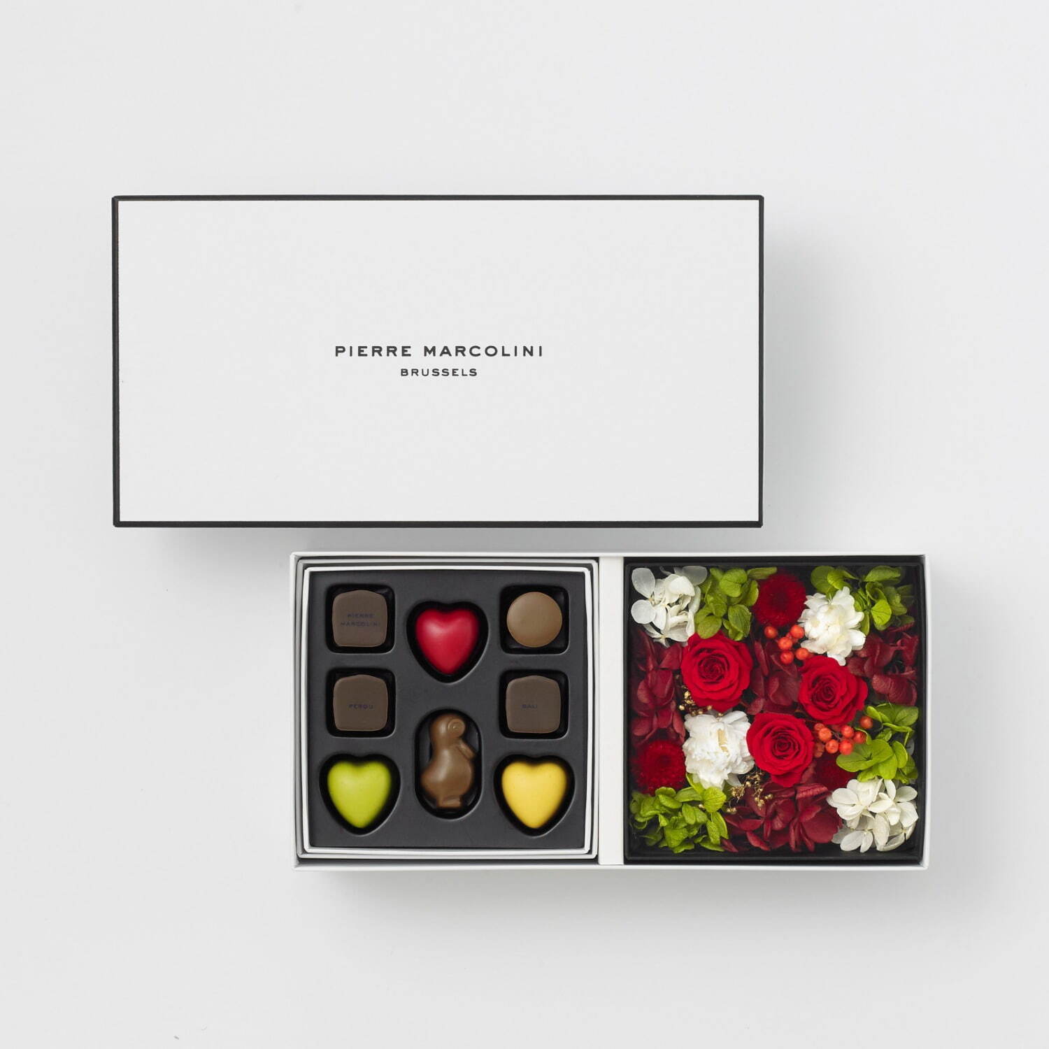 ピエール マルコリーニのクリスマス、カラフル”ツリー型”チョコ＆シュタイフとの限定ボックス｜写真3