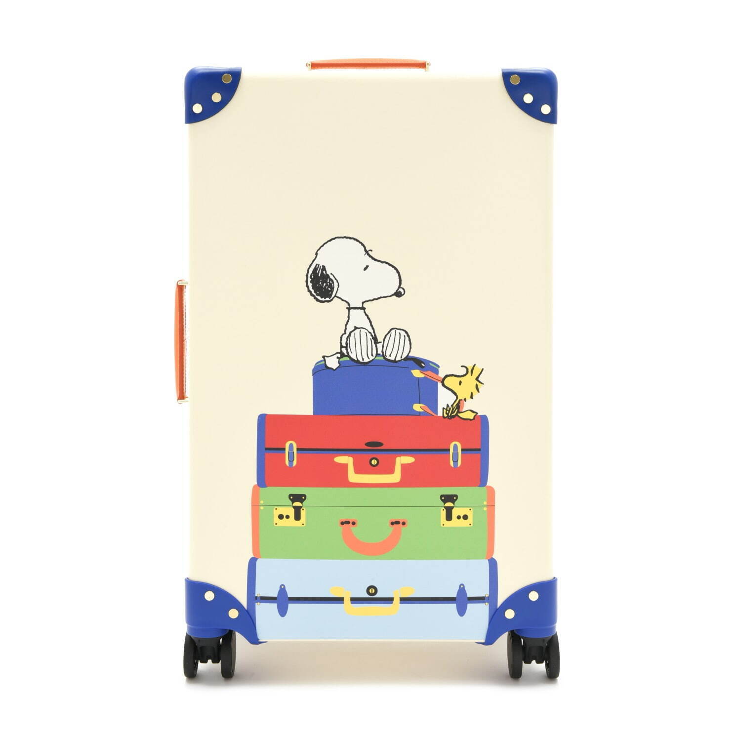 グローブ・トロッター×ピーナッツ、スヌーピー＆ウッドストックが“ちょこんと座る”スーツケース｜写真1