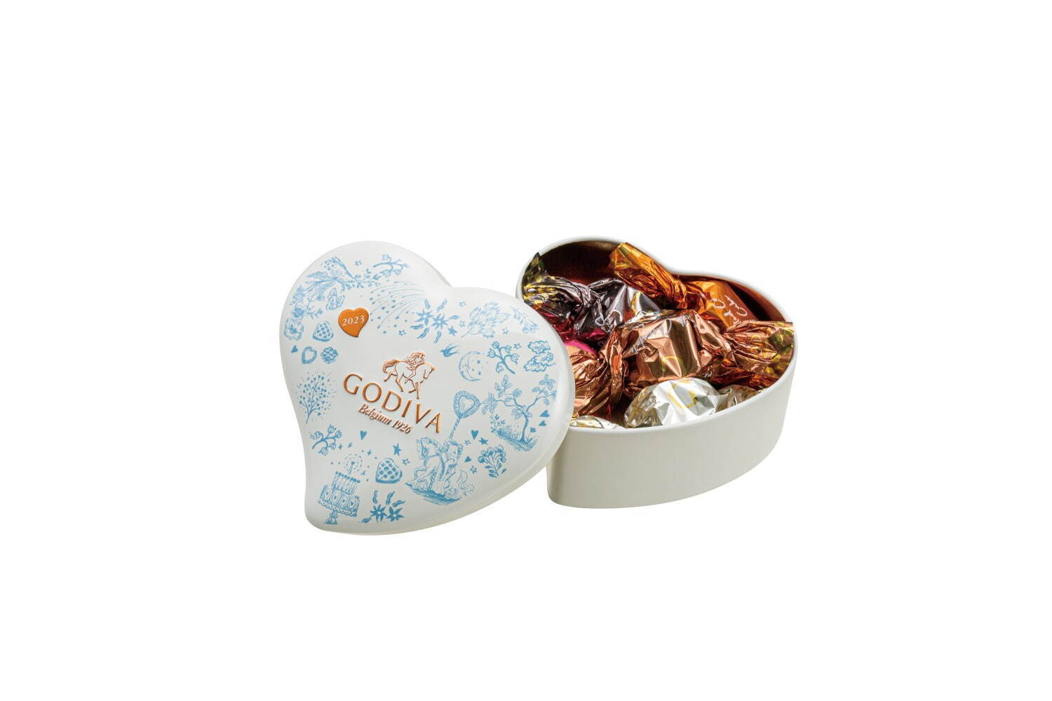 ゴディバ23年バレンタイン、“メリーゴーランド”柄BOXにキャラメル風味チョコをイン｜写真35