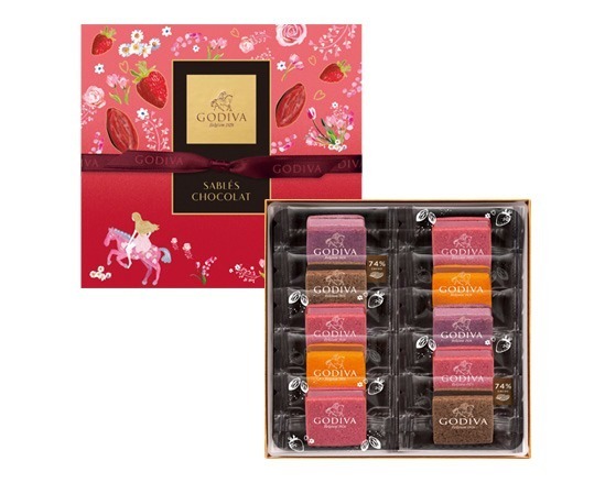 ゴディバ23年バレンタイン、“メリーゴーランド”柄BOXにキャラメル風味チョコをイン｜写真39