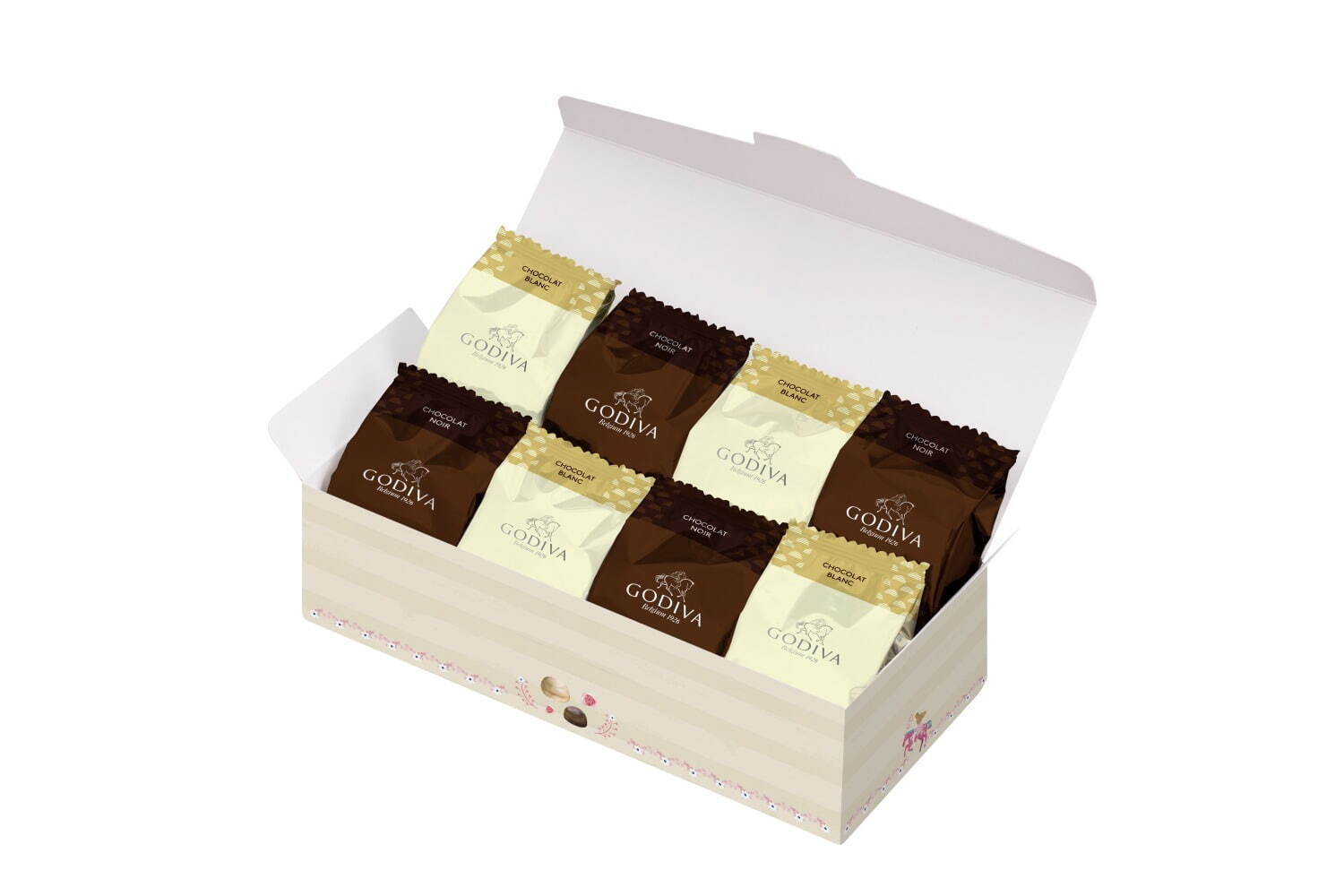 ゴディバ23年バレンタイン、“メリーゴーランド”柄BOXにキャラメル風味チョコをイン｜写真45