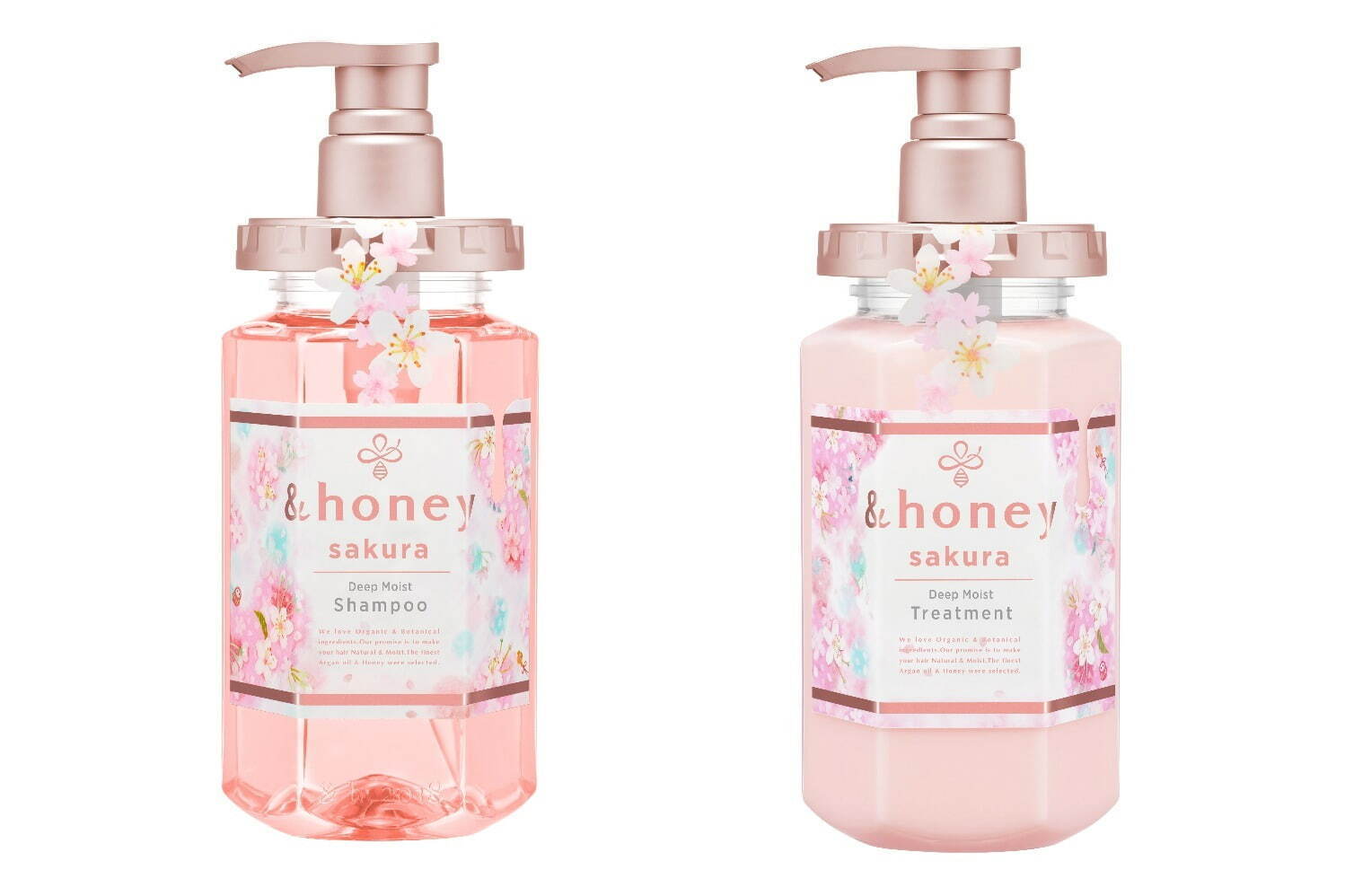 アンドハニー“桜×ハチミツの香り”の限定ヘアケア、うるおいで満たすシャンプー＆トリートメント｜写真7