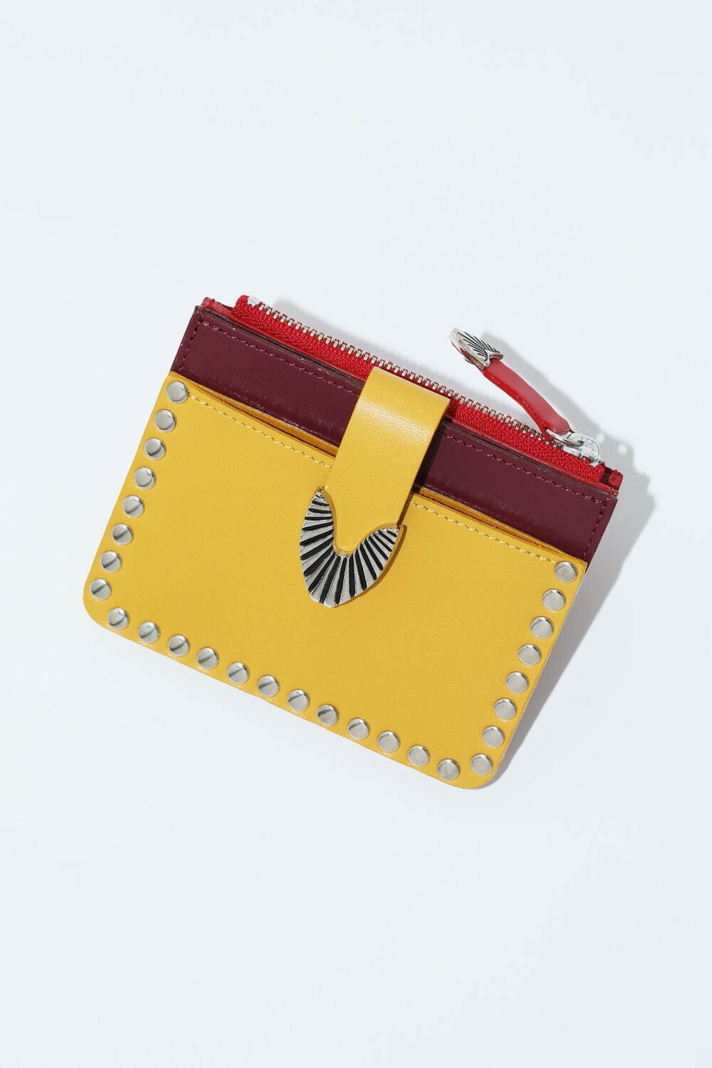 〈トーガ アーカイブス〉明るい配色のレザーミニ財布