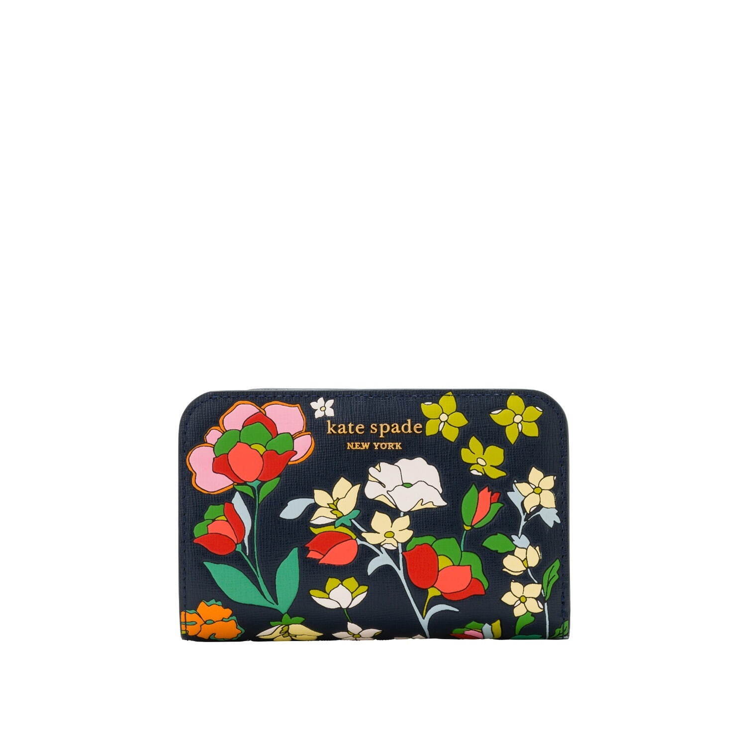 〈ケイト・スペード ニューヨーク〉花々を描いたミニ財布