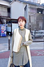 山田 知佳さん - ダナ キャラン(DONNA KARAN)、リーバイス(Levi's)｜渋谷ストリートスナップ3